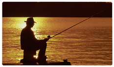 DNSEMP-C-320-BZ Gone Fishing (Dock) Bronze